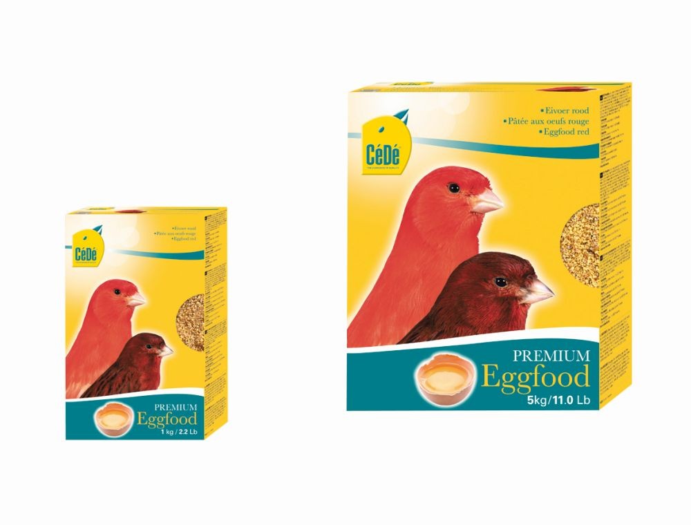 Hrana pasari | CeDe Hrana din oua pentru canari | rosu | 1kg