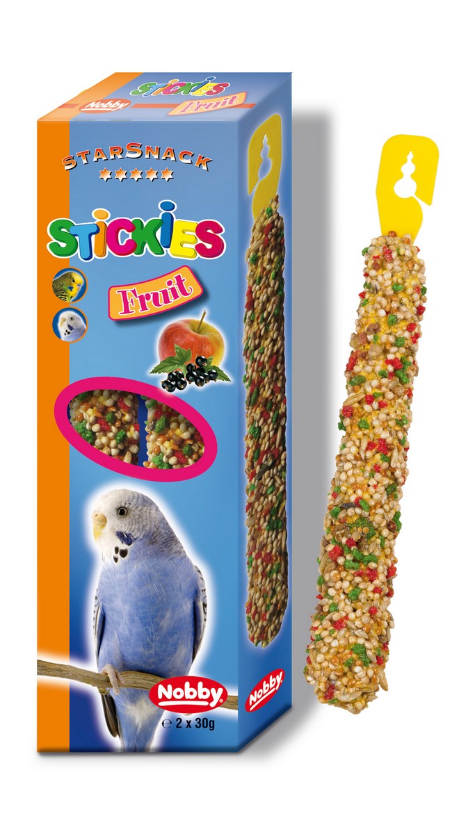 STICKIES BUDGIES FRUIT, 2 X 30 G