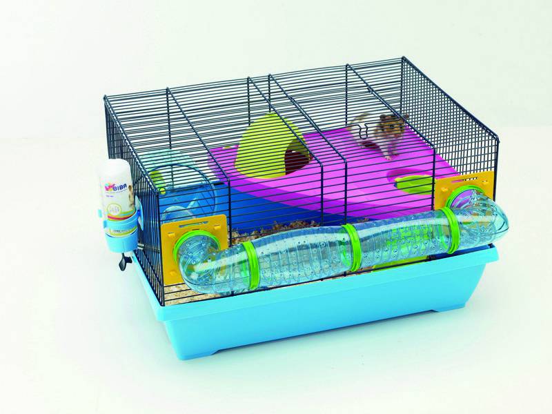 Accesorii rozatoare | Cusca pentru HAMSTER "PEGGY METRO" | SET 2buc. | 50 X 40 X 28 cm