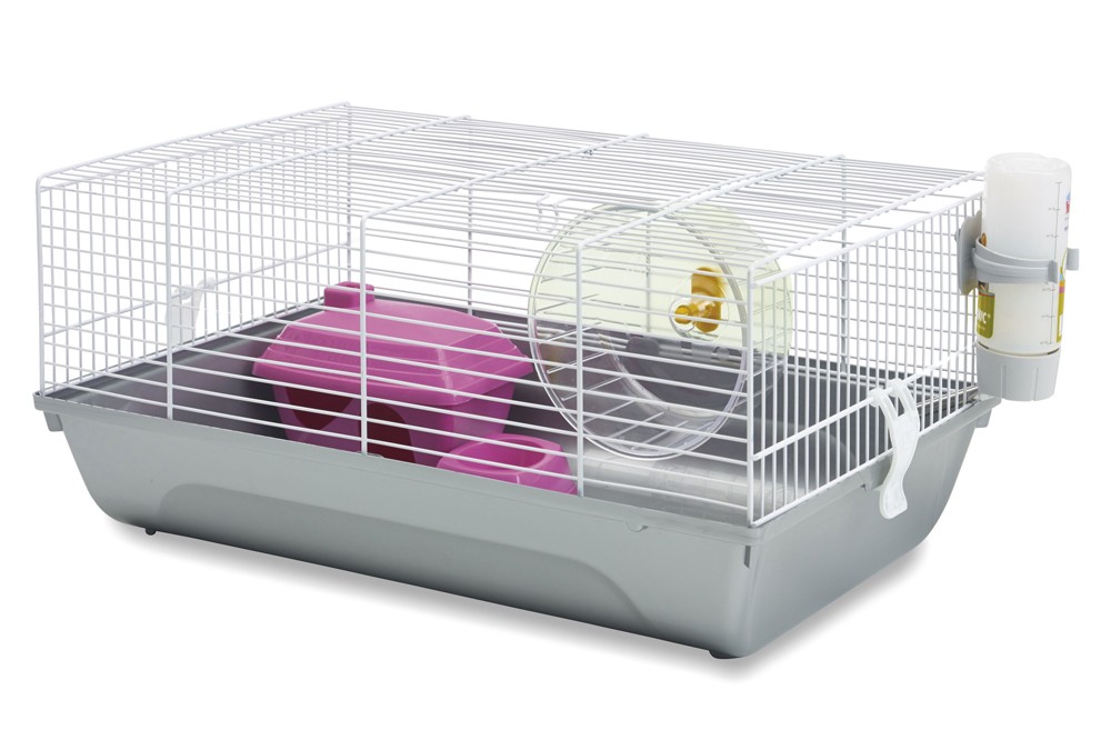 Accesorii rozatoare | Cusca pentru HAMSTER "MARTHA" | SET 4 buc. | 46,5 x 29,5 x 21 cm