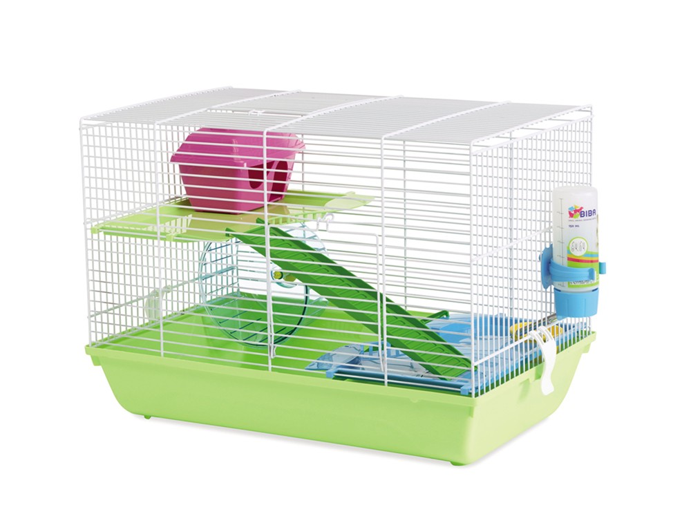 Accesorii rozatoare | Cusca pentru HAMSTER "MARTHA TRIPLE" | SET 2 buc. | 46,5 x 29,5 x 34 cm