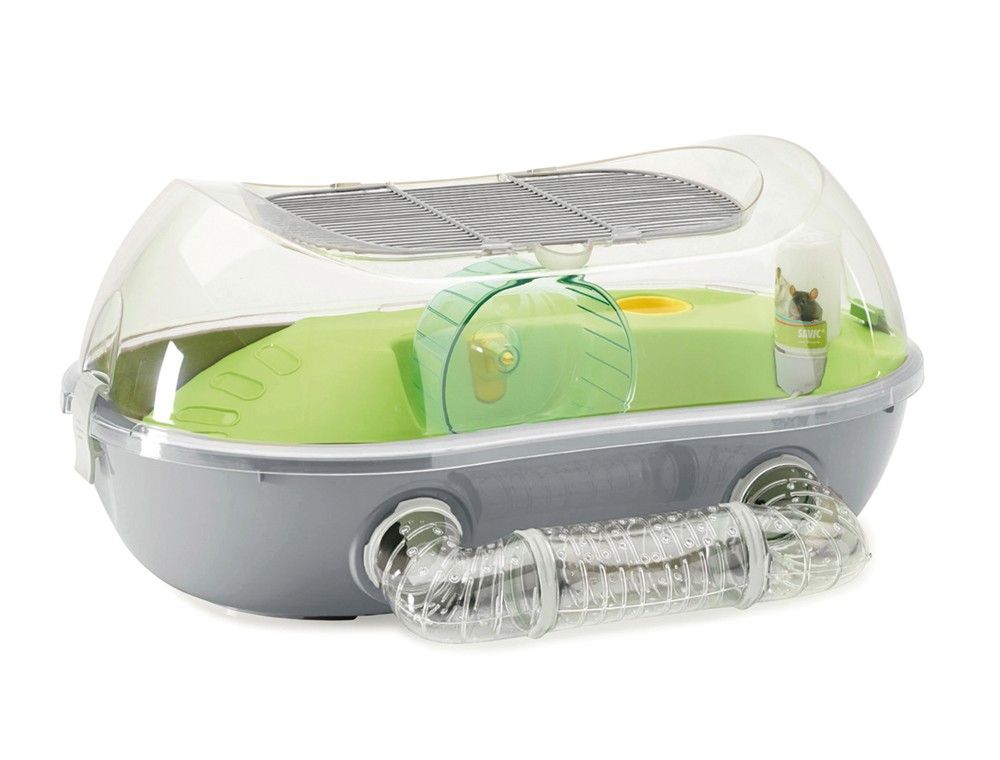 Accesorii rozatoare | Cusca pentru HAMSTER "SPELOS XL METRO" | GREY 59 X 37 X 26 CM