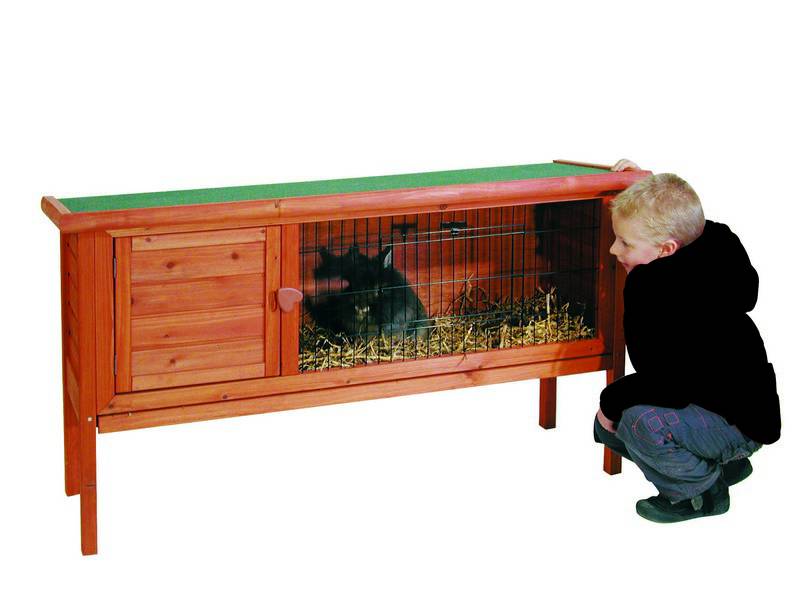 SMALL ANIMAL HUTCH "ALASKA TERRA", 125 X 45 X 72 CM