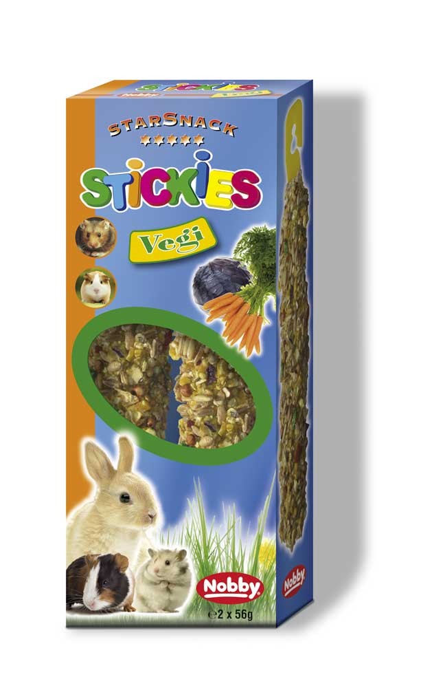 STICKIES VEGI, 2 X 56 G