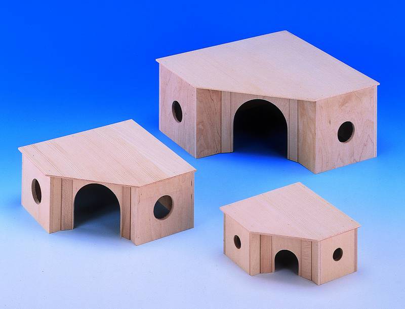 RODENT HOUSE "PERRY", SMALL; 20,0 X 20,0 X 8,5 CM