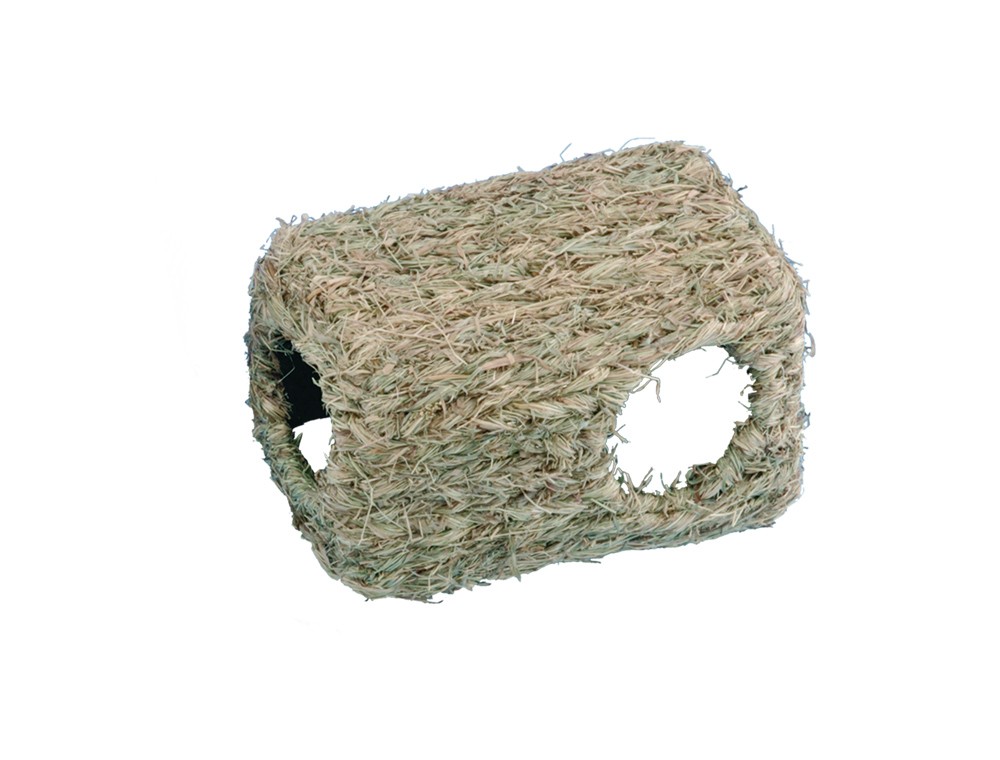 Asternut rozatoare | Cuib din iarba pentru rozatoare | " CASUTA" |  26 X 17 X 14 CM