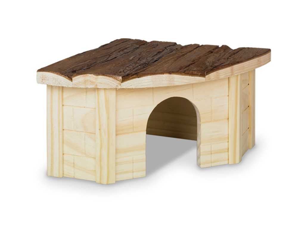 WOODLAND RODENT WOODEN HOUSE "GORDI", 30 X 30 X 16 CM