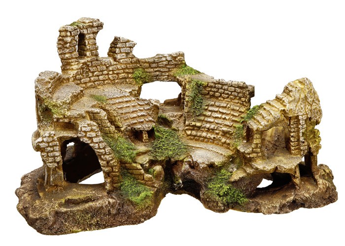 Accesorii pesti | Ornament pentru acvariu | "COLOSSEUM" | L25,5 X W15 X H13 CM