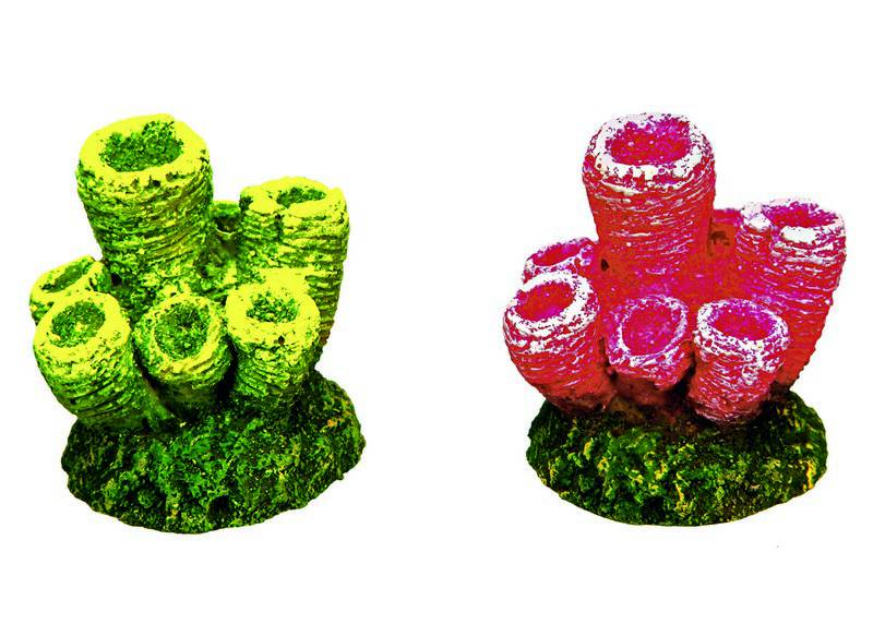 Accesorii pesti | Ornament pentru acvariu | "CORAL STONES" | asortate | L4,5 X W3,5 X H