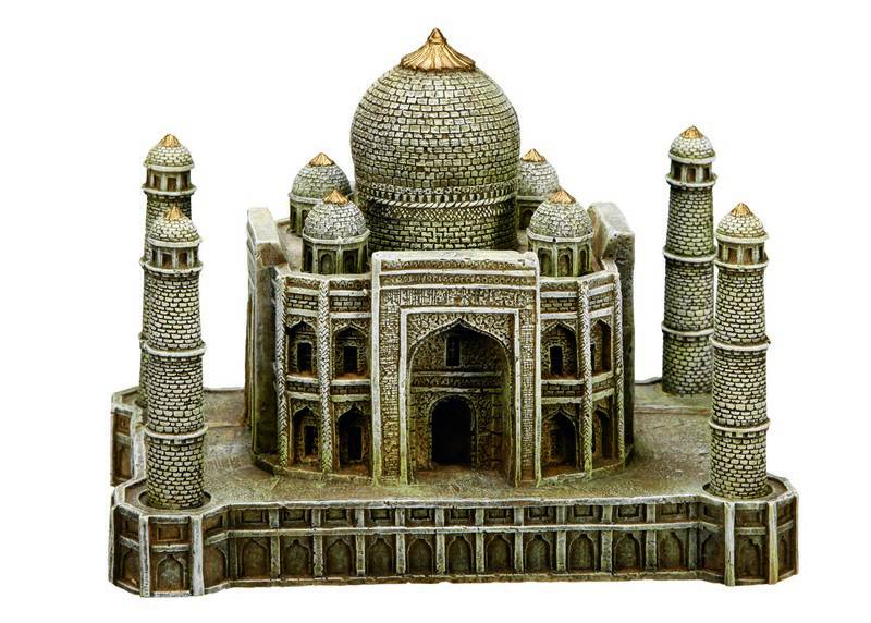 Accesorii pesti | Ornament pentru acvariu | "TAJ MAHAL" | L23,5 X W15 X H18 CM