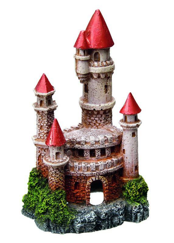 Accesorii pesti | Ornament pentru acvariu | "CASTLE" | L7,5 X W6,5 X H12,5 CM