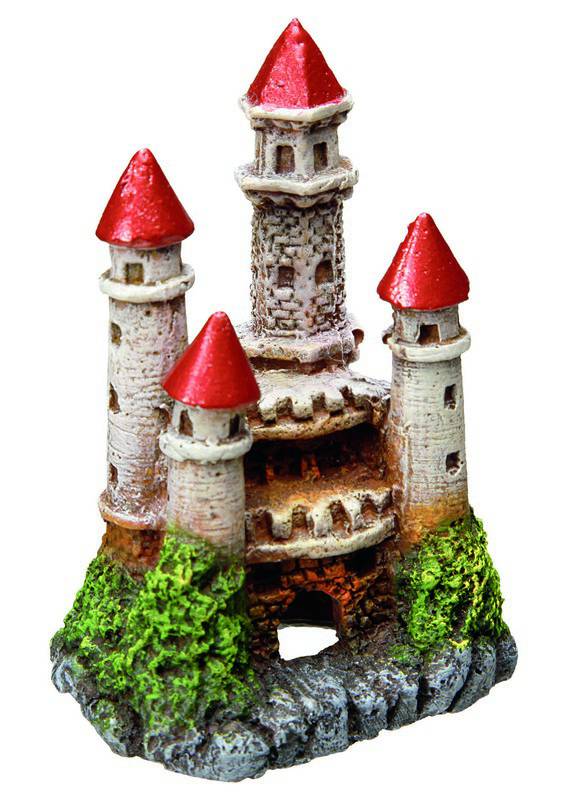 Accesorii pesti | Ornament pentru acvariu | "CASTLE" | L6 X W4,5 X H8,5 CM