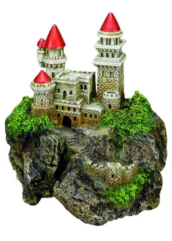 Accesorii pesti | Ornament pentru acvariu | "CASTLE" | L18 X W12,2 X H19,5 CM