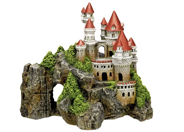 Accesorii pesti | Ornament pentru acvariu | "CASTLE" | L29 X W16 X H25 CM