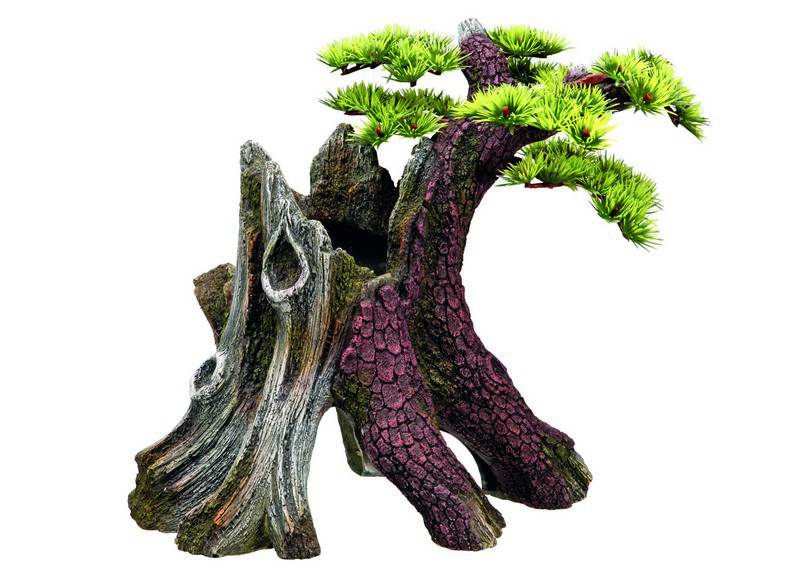 Accesorii pesti | Ornament pentru acvariu | "BONSAI" | L26 X W17,5 X H22,5 CM