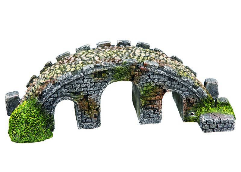 Accesorii pesti | Ornament pentru acvariu | "ARCH BRIDGE" | L21 X W8 X H6,5 CM