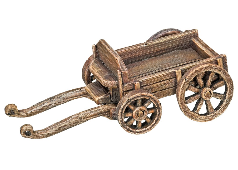 Accesorii pesti | Ornament pentru acvariu | "WAGON" | L9,5 X W8,0 X H5,0 CM