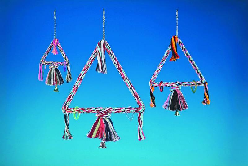 SWING "TRIANGEL",MULTI-COLOURED ? 1,5 X 15 CM SIDE LENGTH