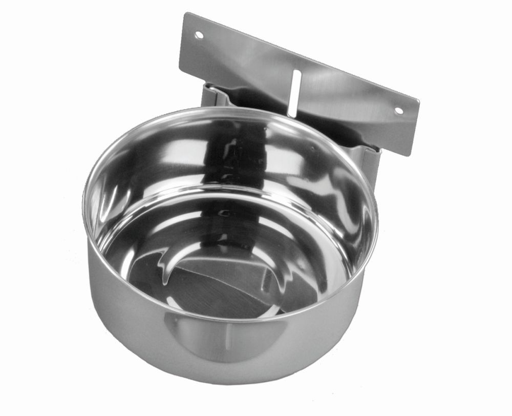 STAINLESS STEEL BOWL WITH HOLDER,PLATE 10,0 CM 0,30 LTR
