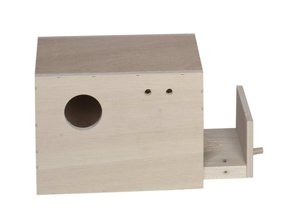 SHELL PARAKEET NESTING BOX, 20 X 14 X 15 CM