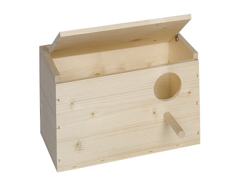 SHELL PARAKEET NESTING BOX, 24,0 X 14,5 X 14,5 CM