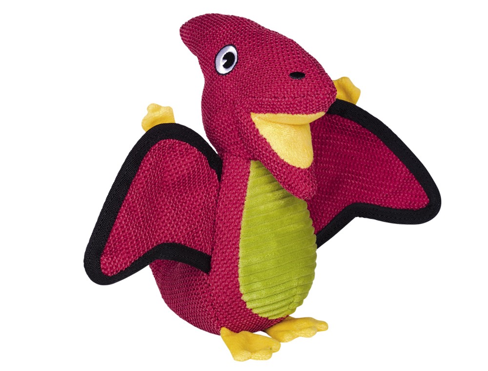 Jucarii caini | Jucarie pentru caini "Pterozaur" din plus | 21 cm