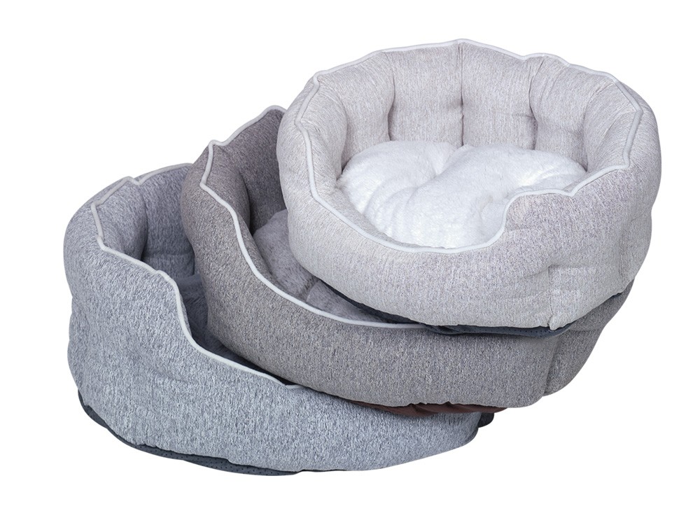 Patut pentru caini | Comfort oval Classic "MOSNA" | Set 3 buc. | 48 / 53 / 59 cm