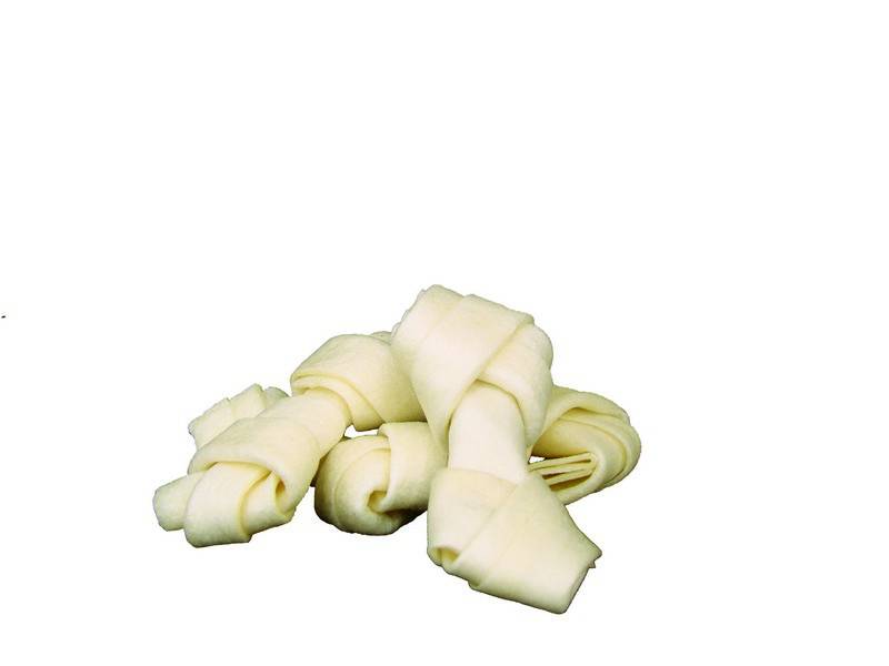 WHITE?N TASTY KNOTTED BONE, 6,5-7,5 CM, 160 G, 15 PCS..