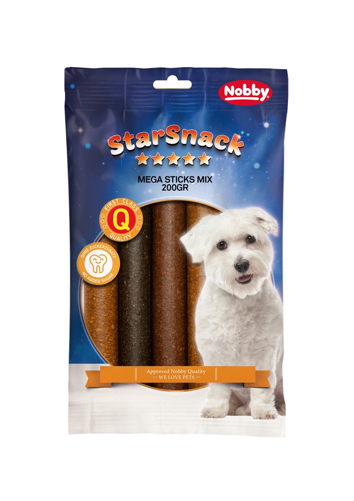 STARSNACK "MEGA STICKS MIX", BAG; 200 G ; 4 PCS