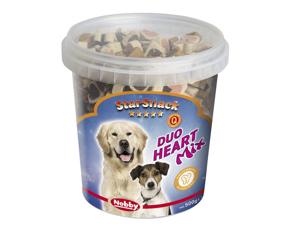 STARSNACK "DUO HEART MIX", CAN 500 G