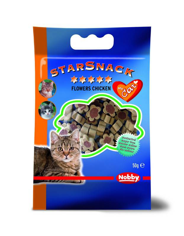 STARSNACK "FLOWERS CHICKEN", 50 G