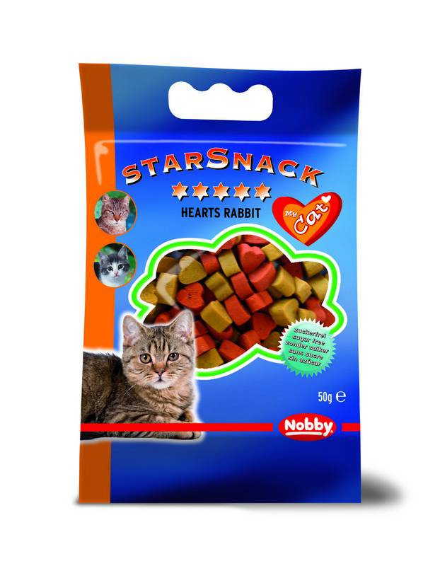 STARSNACK "HEARTS RABBIT", 50 G