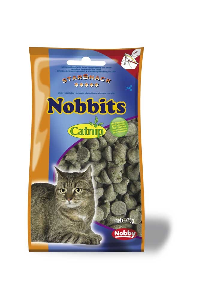 Vitamine/Suplimente pisici | Suplimente pentru pisici "NOBBITS CATNIP" | 75 G