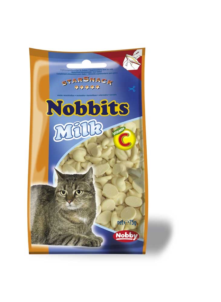 Vitamine/Suplimente pisici | Suplimente pentru pisici "NOBBITS MILK" 75 G