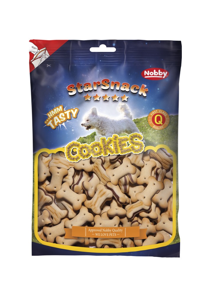 STARSNACK "COOKIES DUO BONES", 400 G