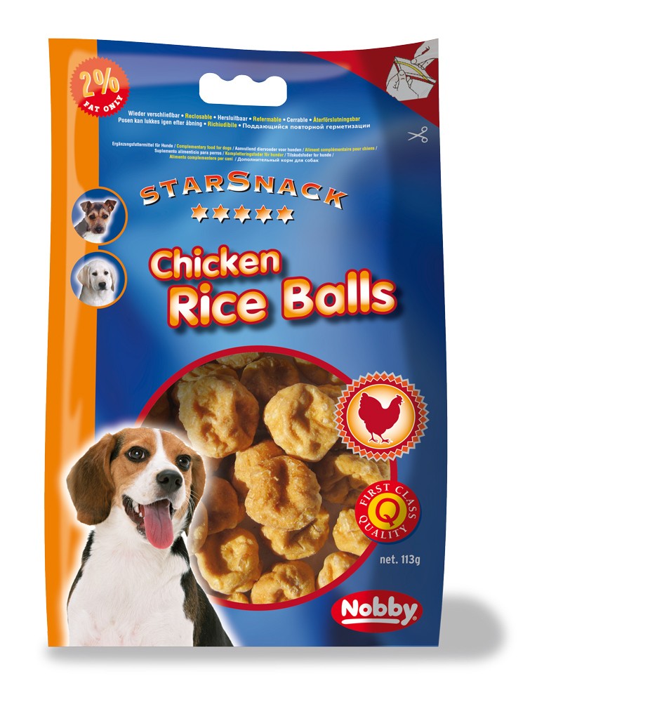 STARSNACK "CHICKEN RICEBALL", 113 G