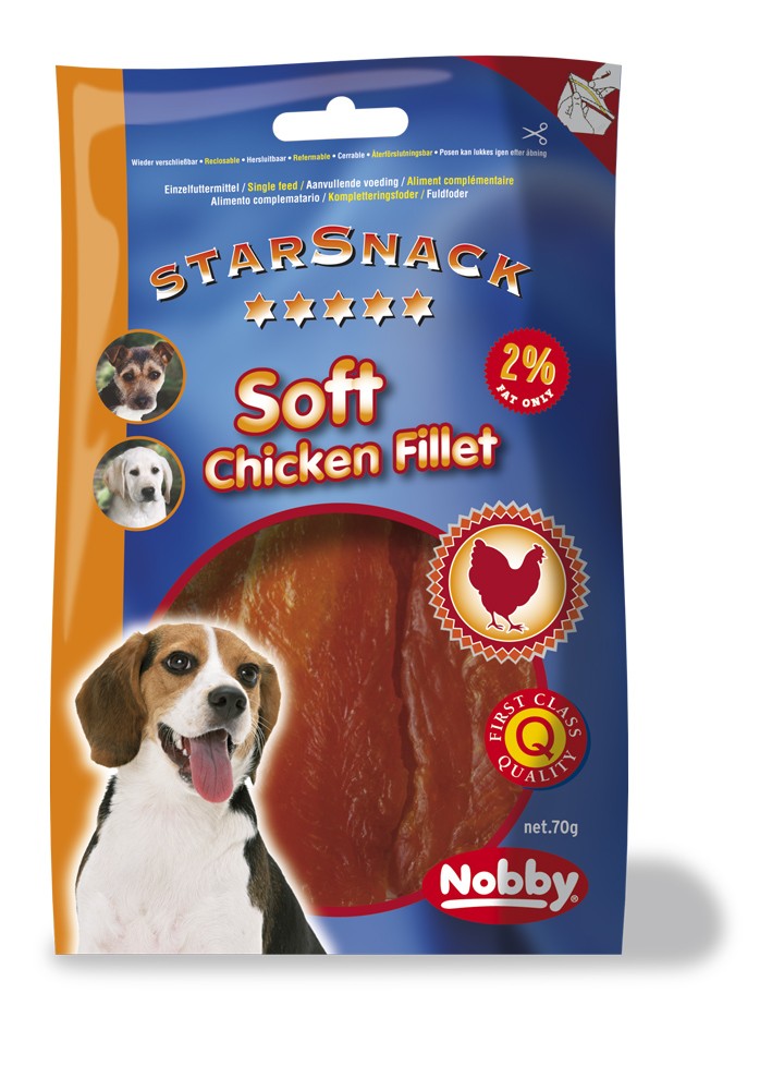 STARSNACK "SOFT CHICKEN FILLET", 70 G