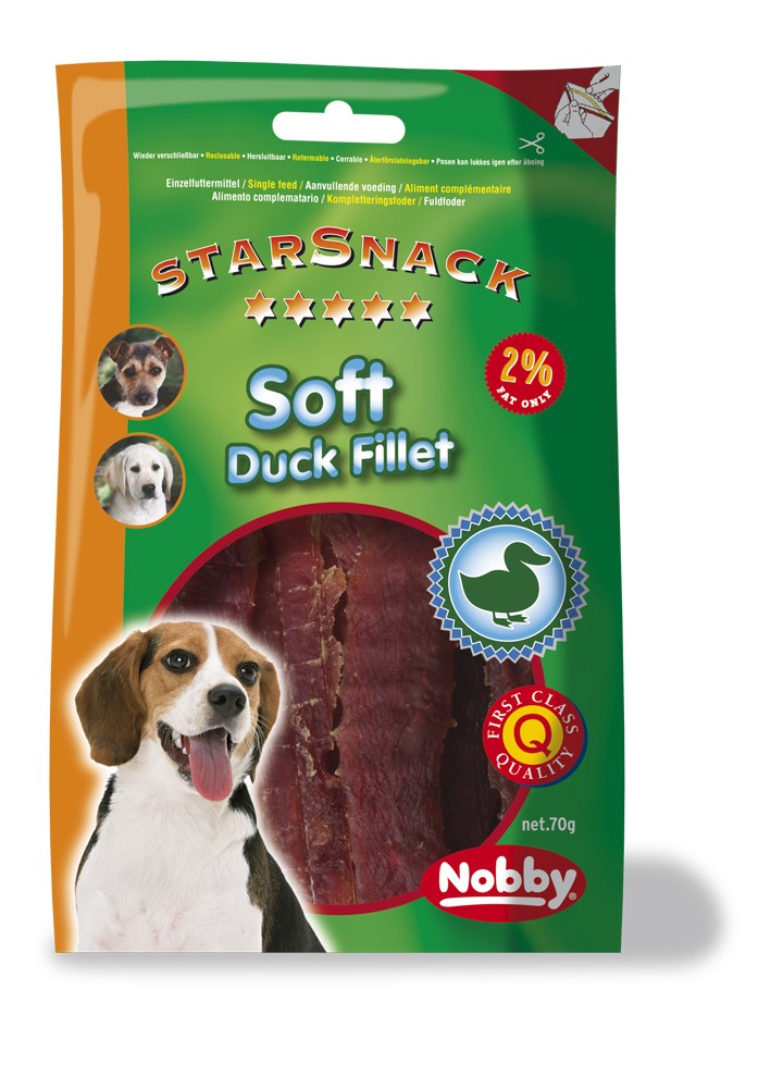 STARSNACK "SOFT DUCK FILLET", 70 G