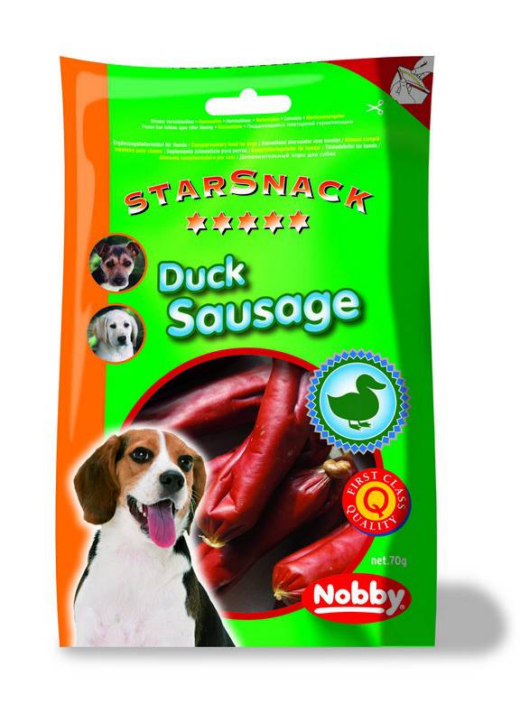 STARSNACK DUCK SAUSAGE. 70 G