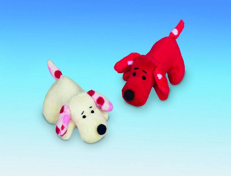 PLUSH DOG ASSORTED 9 CM