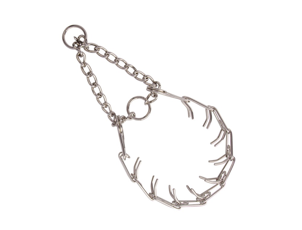 SPIKE CHOKER  STAINLESS STEEL, L: 50 CM; ? 3,2 MM