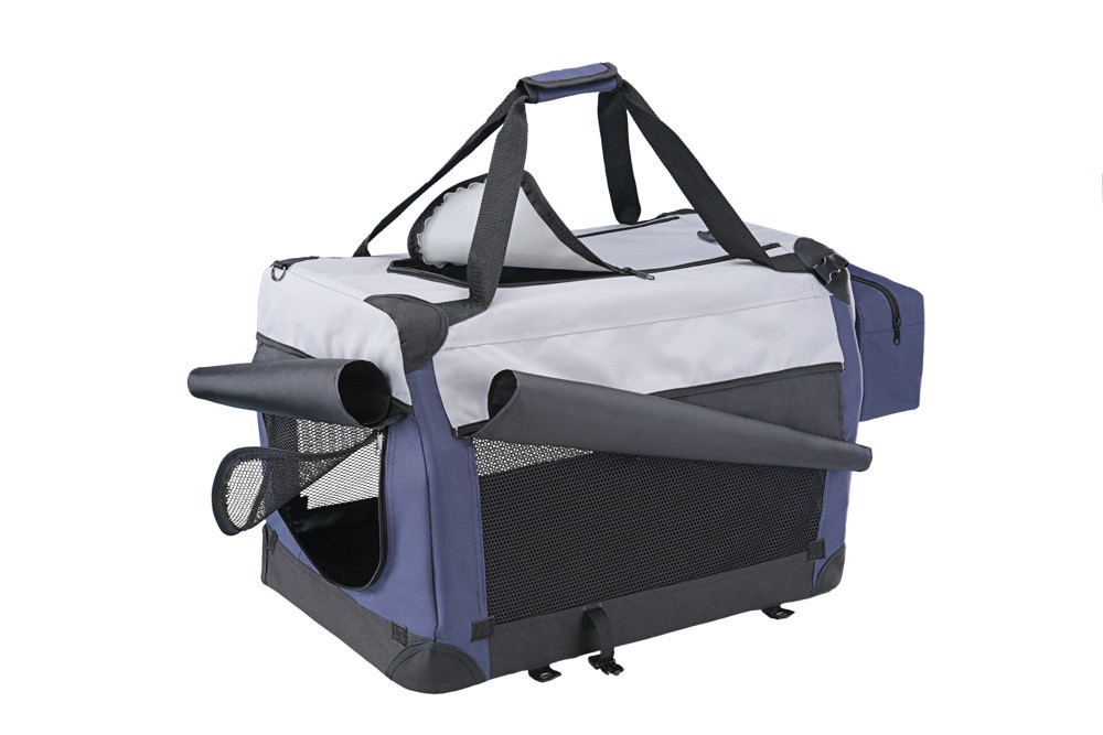 TRAVELLER PLUS,BLUE / GREY L X W X H: 50 X 35 X 35 CM