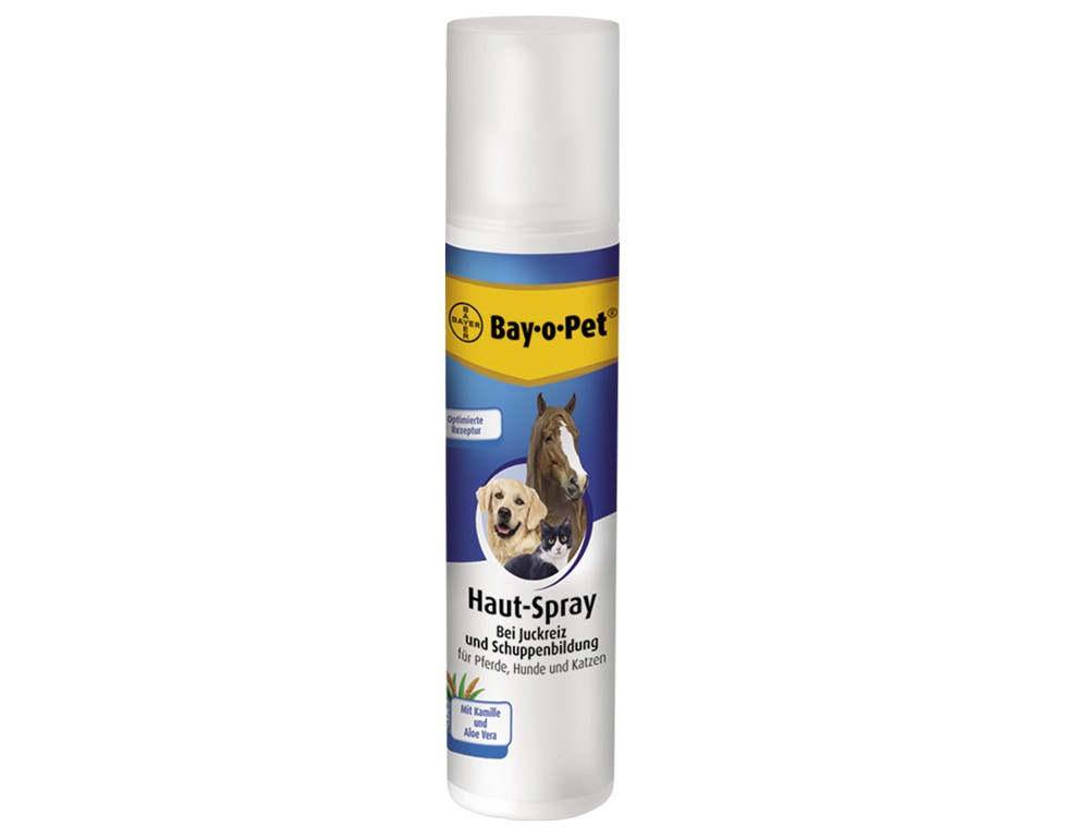 Produse igiena caini | BAY-O-PET | Spray pentru piele cu Aloe Vera | 250 ML