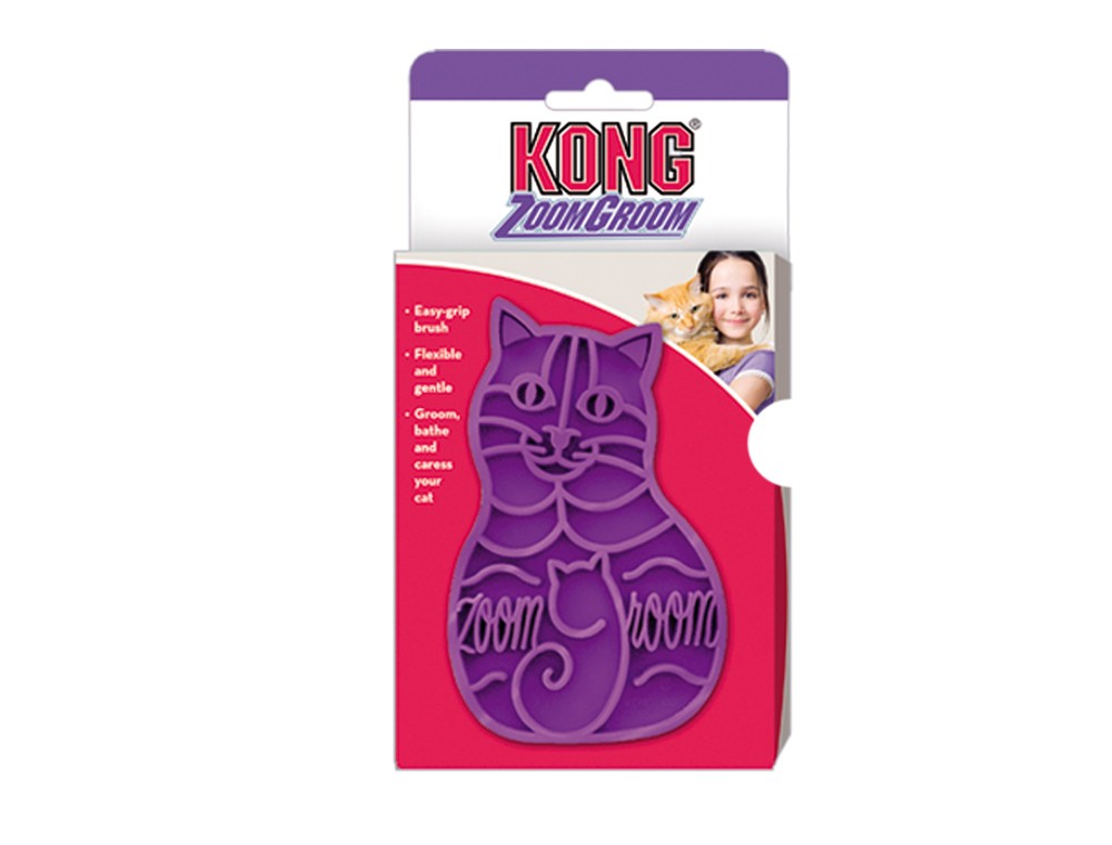 Articole igiena pisici | Perie pentru pisici "KONG ZOOM GROOM CAT" |