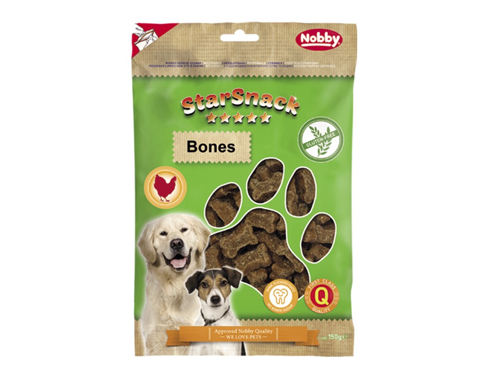 Recompense caini | StarSnack "Bones" | fara gluten | punga 150 g