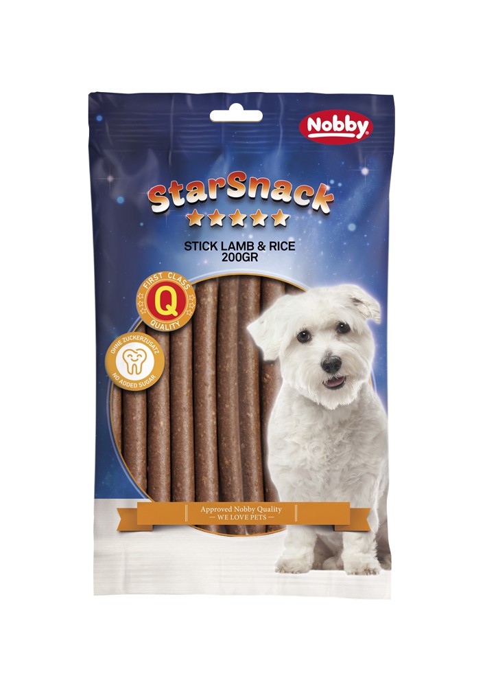 STARSNACK "STICKS LAMB & RICE", BAG; 20 PCS