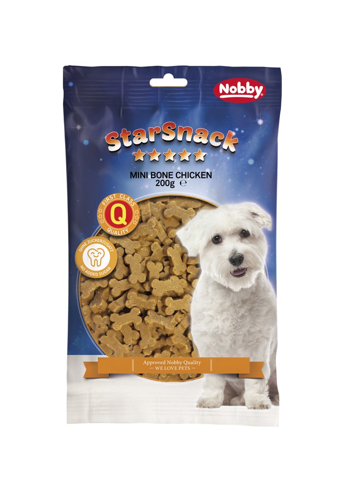 STARSNACK "MINI BONES CHICKEN", BAG; 200 G