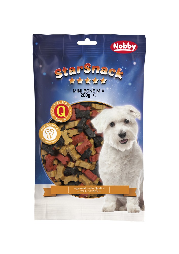 STARSNACK "MINI BONES MIX", BAG; 200 G