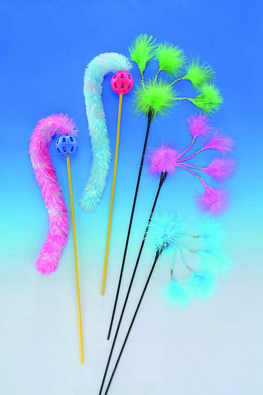 ROD WITH PLUSH, DISPLAY 36 PCS