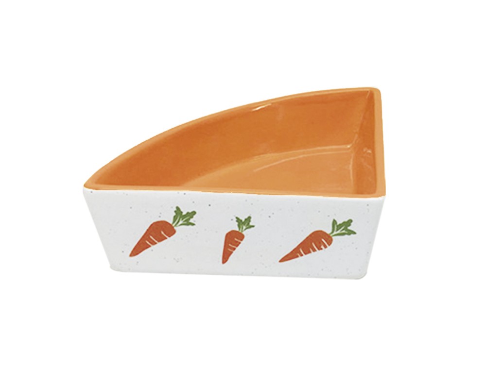 Castron din ceramica pentru rozatoare | patrat |  12 x 12 x 5 cm, 0,25 l